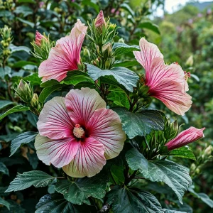 Гибискус Иден Бьюти купить по цене от 460р. в интернет-магазине «Посадика» с доставкой почтой в в Махачкале и по всей России – [изображение №1].