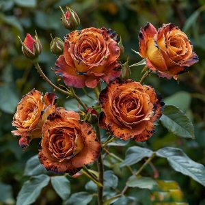 Роза плетистая Оранжевый Бриллиант купить по цене от 450р. в интернет-магазине «Посадика» с доставкой почтой в в Махачкале и по всей России – [изображение №1].